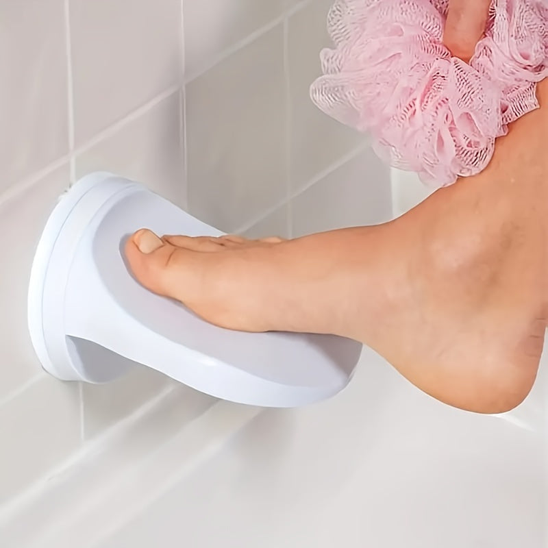 1pc Strong Suction Bathroom Foot Pedal Pad - Easy to, No-Punch Design for Effortless Installation - Single Piece Bathroom Accessory for Added Convenience