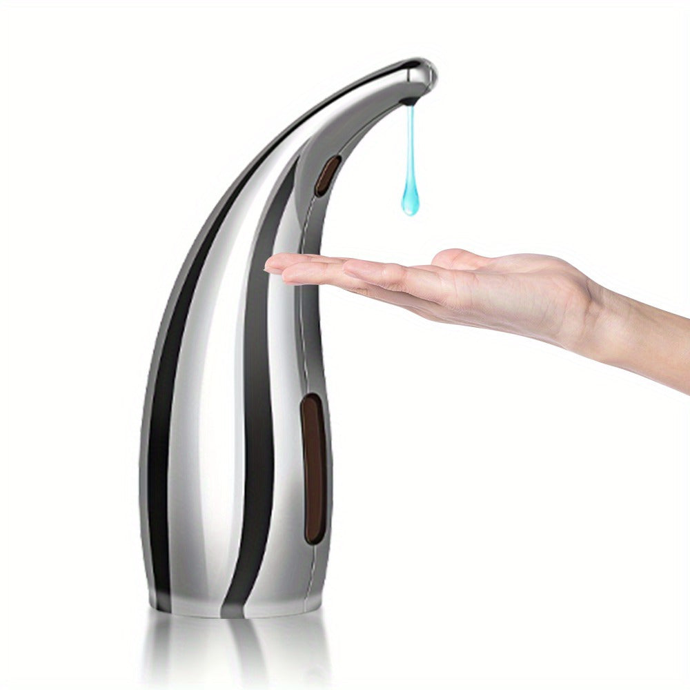 1 Automatic Soap Dispenser, & Battery-Powered, Reduced Contact for Health, Ideal for Bathroom and Home Use, Soap Dispenser|Modern Bathroom Accessory|Durable Plastic Dispenser