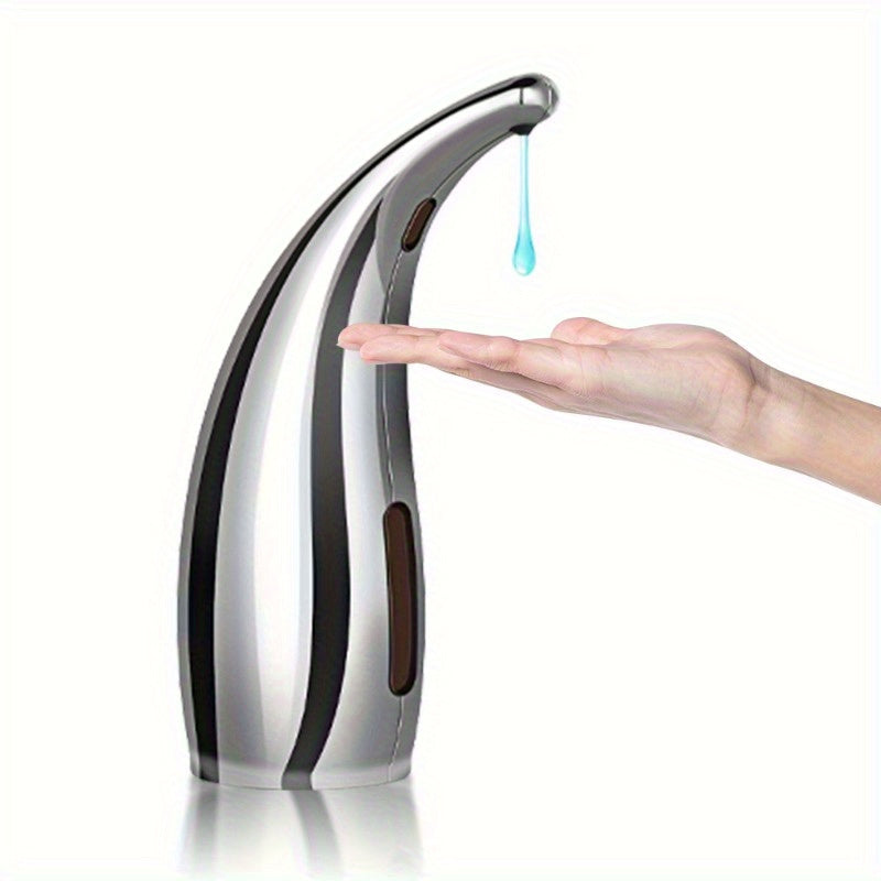 1 Automatic Soap Dispenser, & Battery-Powered, Reduced Contact for Health, Ideal for Bathroom and Home Use, Soap Dispenser|Modern Bathroom Accessory|Durable Plastic Dispenser