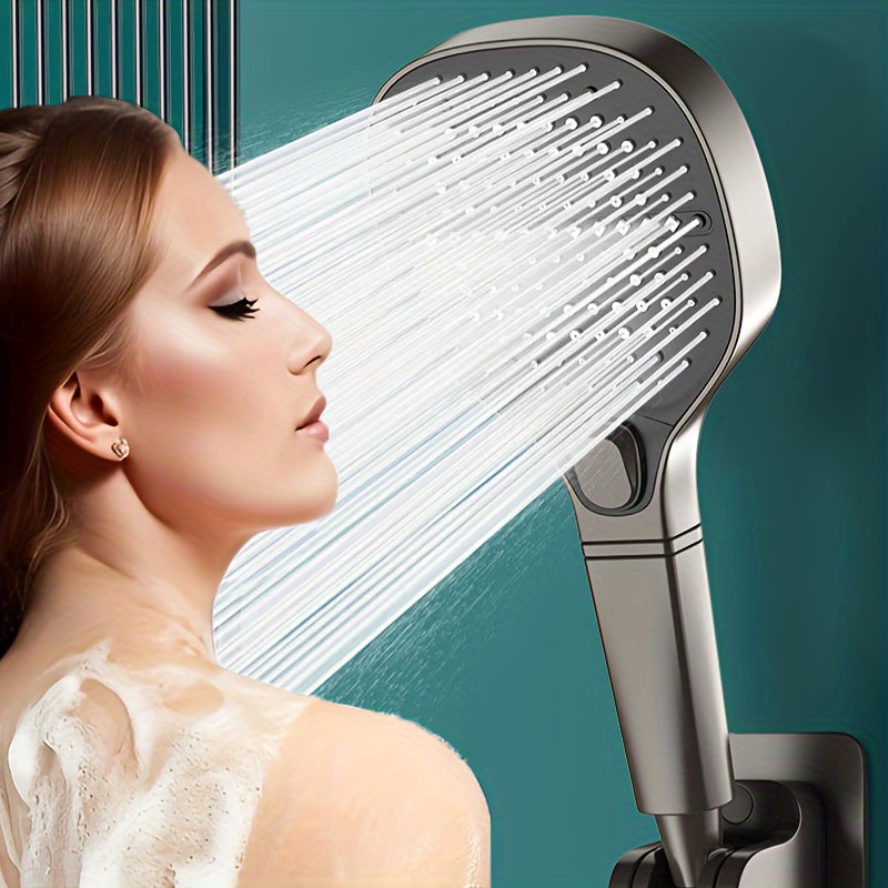 Bansard Radius Three Gears: Pressurized Shower Nozzle, Filtering, Household Bathroom Shower, Bath Faucet, Pressurized Large Water Output, Rain Lily Showerhead