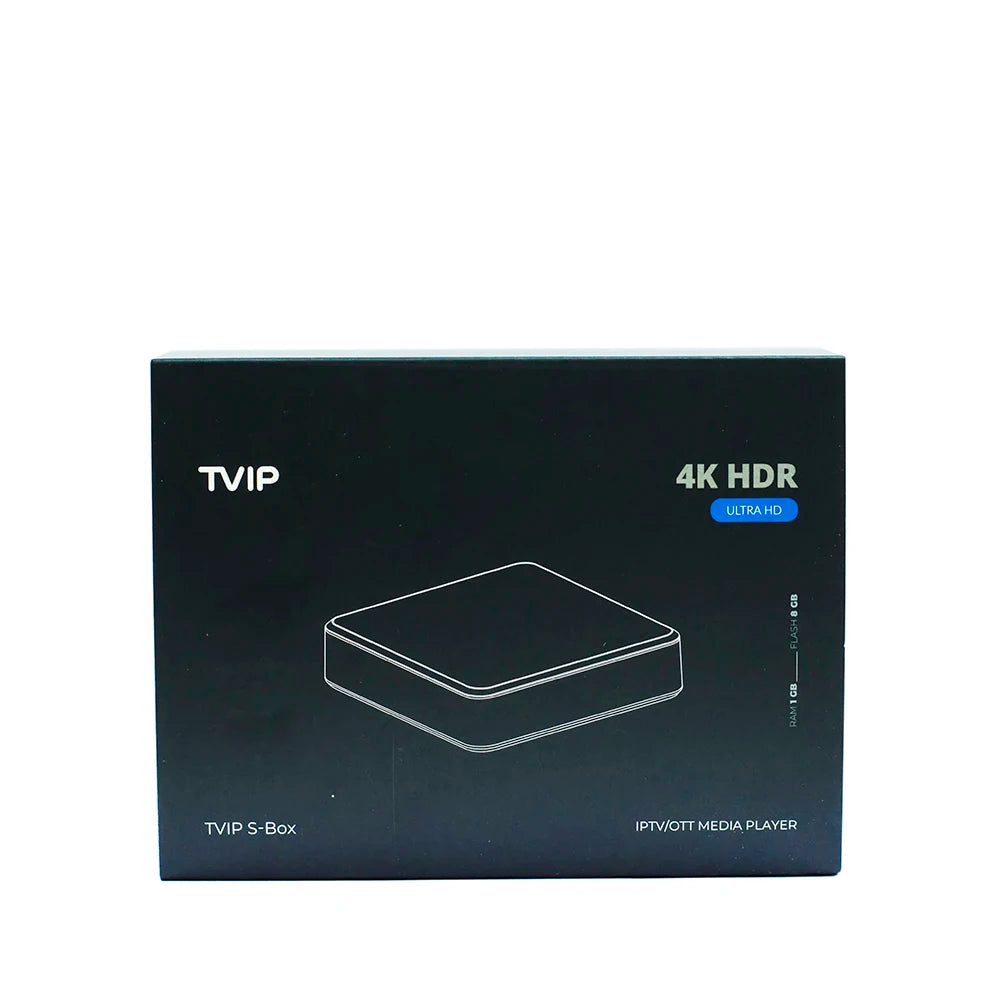 Tvip605 SE Smart TV Box, Android and Linux, 5G, Nordic Decoder, Wifi, 4K, Scandinavian, Sweden, New