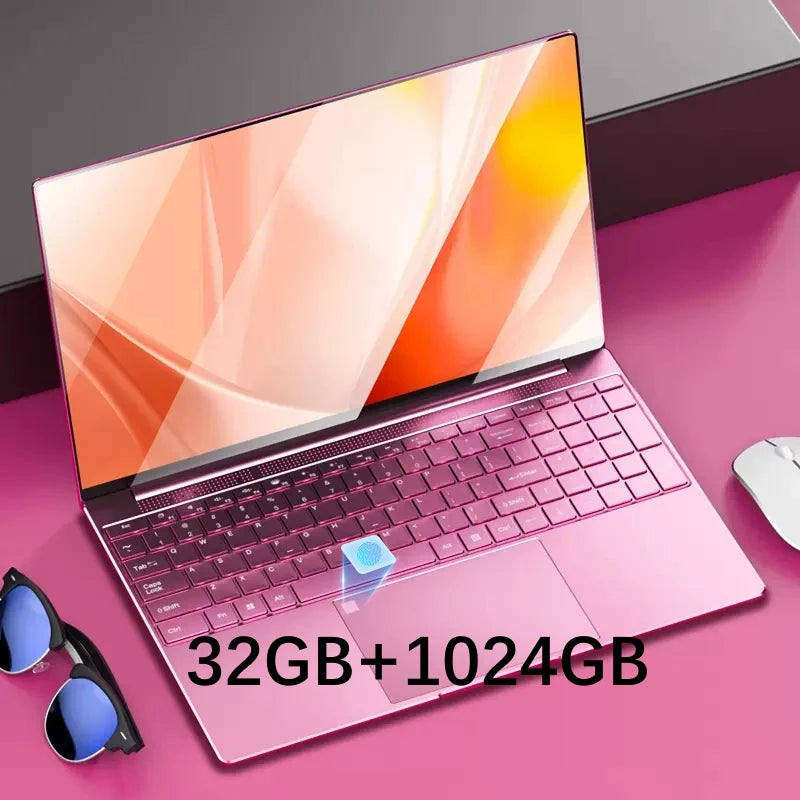 Ordinateur portable, Windows 11, processeur Intel N5095, 16 Go de RAM, 1 To, WiFi 6, 15.6 pouces