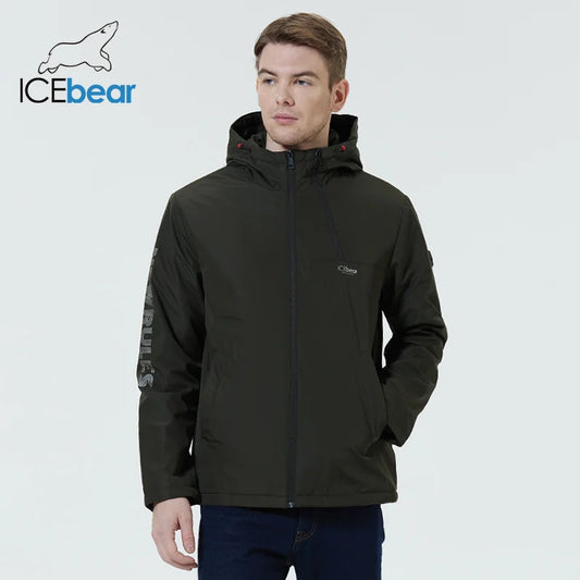 ICEbear-Manteaux de printemps pour hommes, veste élégante avec capuche, vêtements de marque de haute qualité, MWC216Également D, 2024