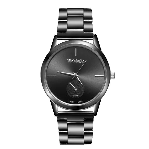 WoMaGe montres femmes montres en or en acier inoxydable montres à Quartz