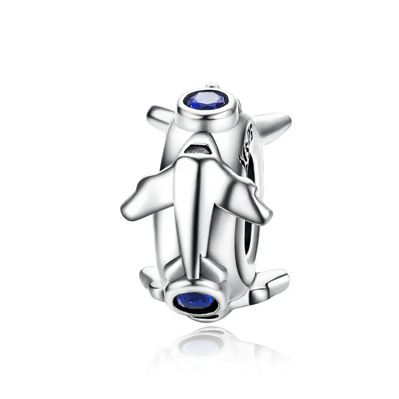 BAMOER authentique 925 en argent Sterling chien empreinte animale chat coeur amour entretoise breloque idéal pour Bracelet l SCC594