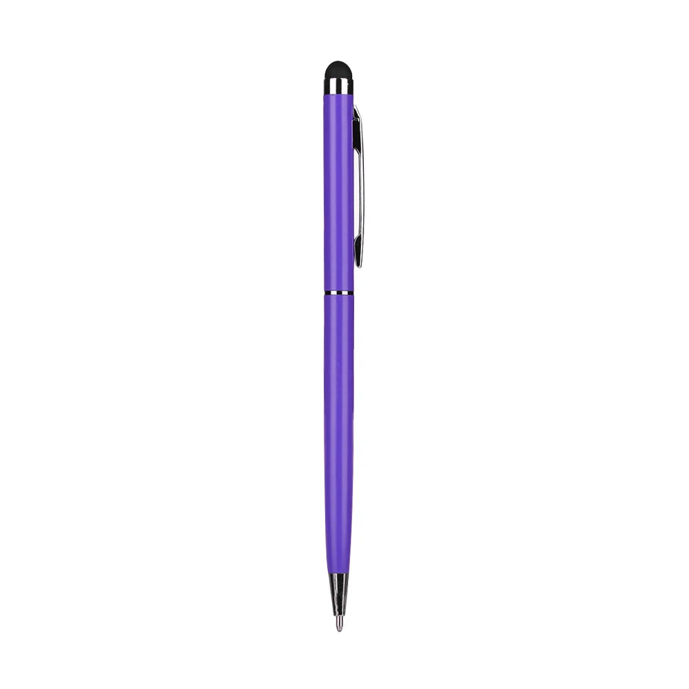 Stylet universel pour écran tactile de téléphone portable, stylo à bille pour iPhone et iPad, fournitures d'écriture, cadeaux de bureau et scolaires, utilisation des touristes