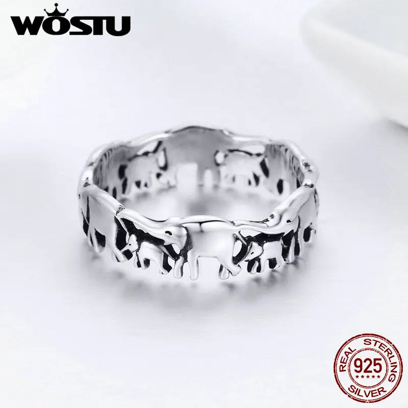 WOSTU 100% réel argent Sterling 925