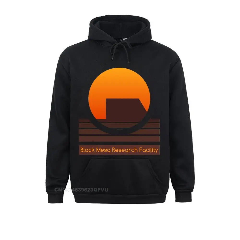 Noir Mesa hommes pull à capuche demi vie jeu vidéo humoristique pull à capuche Camisas bonne année Harajuku pull à capuche