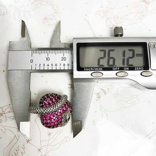 Pendentif serpent avec cœur, bijoux d'amour à la mode, en argent Sterling 925, accessoire Vintage, cadeau pour femmes