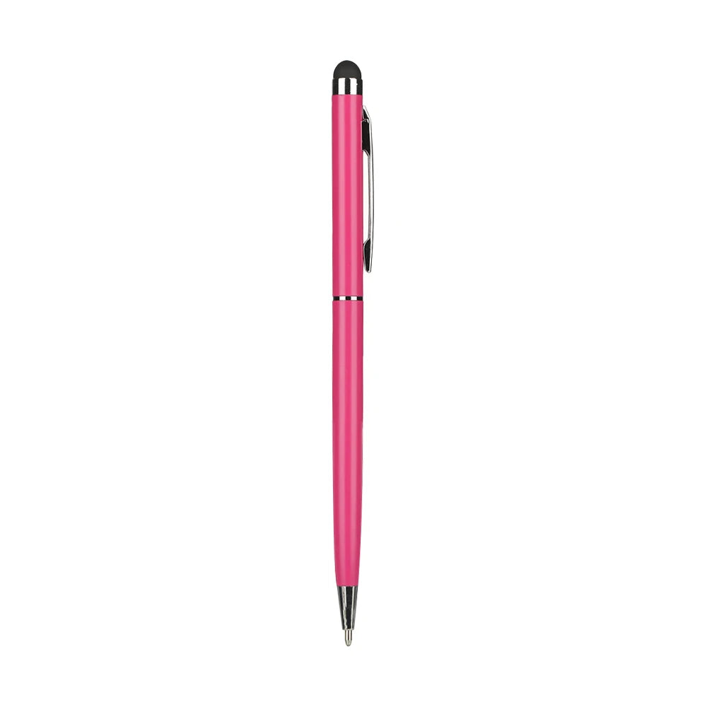 Stylet universel pour écran tactile de téléphone portable, stylo à bille pour iPhone et iPad, fournitures d'écriture, cadeaux de bureau et scolaires, utilisation des touristes