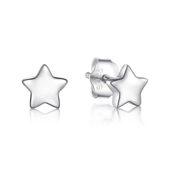 Modian – Boucles d'oreilles en argent sterling 925 pour femme, avec 6 styles en étoile et lune, accessoire exquise et simple, très tendance, bijou triangulaire