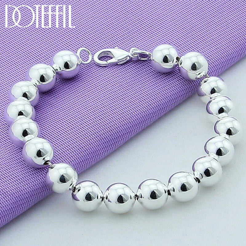 DOTEFFIL 925 argent Sterling 18K or 8mm/10mm