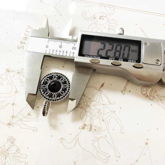 Pendentif noir ornement tout nouveau Glam 925 bijoux en argent Sterling Style européen accessoire de mode cadeau pour femme âme