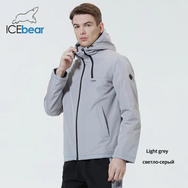 ICEbear-Manteaux de printemps pour hommes, veste élégante avec capuche, vêtements de marque de haute qualité, MWC216Également D, 2024