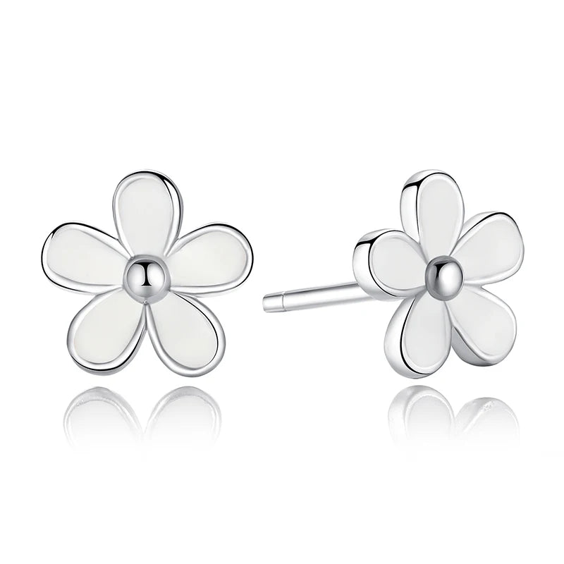 WOSTU mode chaude 100% 925 argent Sterling chanceux pour toujours boucles d'oreilles circulaires pour les femmes authentique Original bijoux cadeau