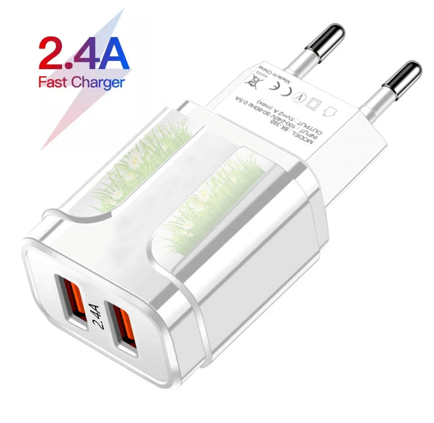 AIXXCO 5V 2A prise ue lumière LED