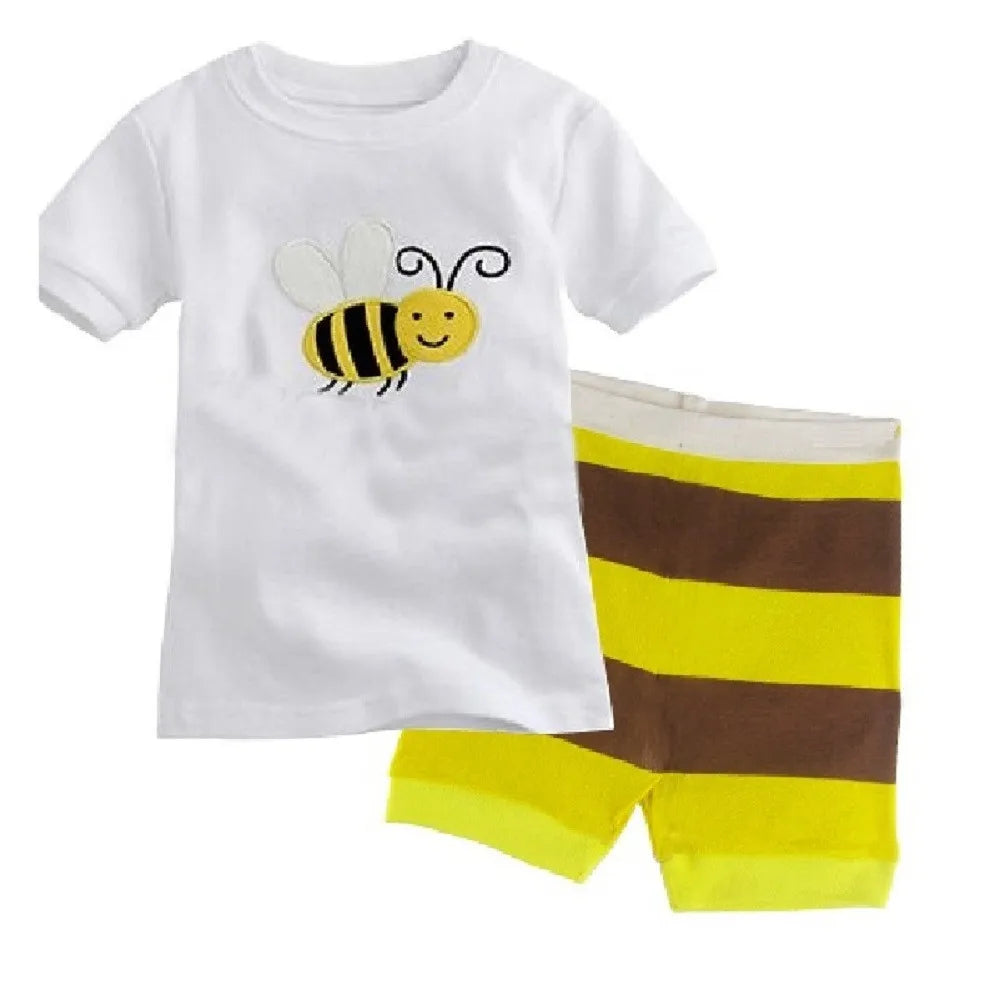 Ensemble de Vêtements 100% Coton pour Bébé Garçon de 2, 3, 4, 5, 6, 7 Ans, T-shirt et Pantalon en Forme de Crocodile Vert