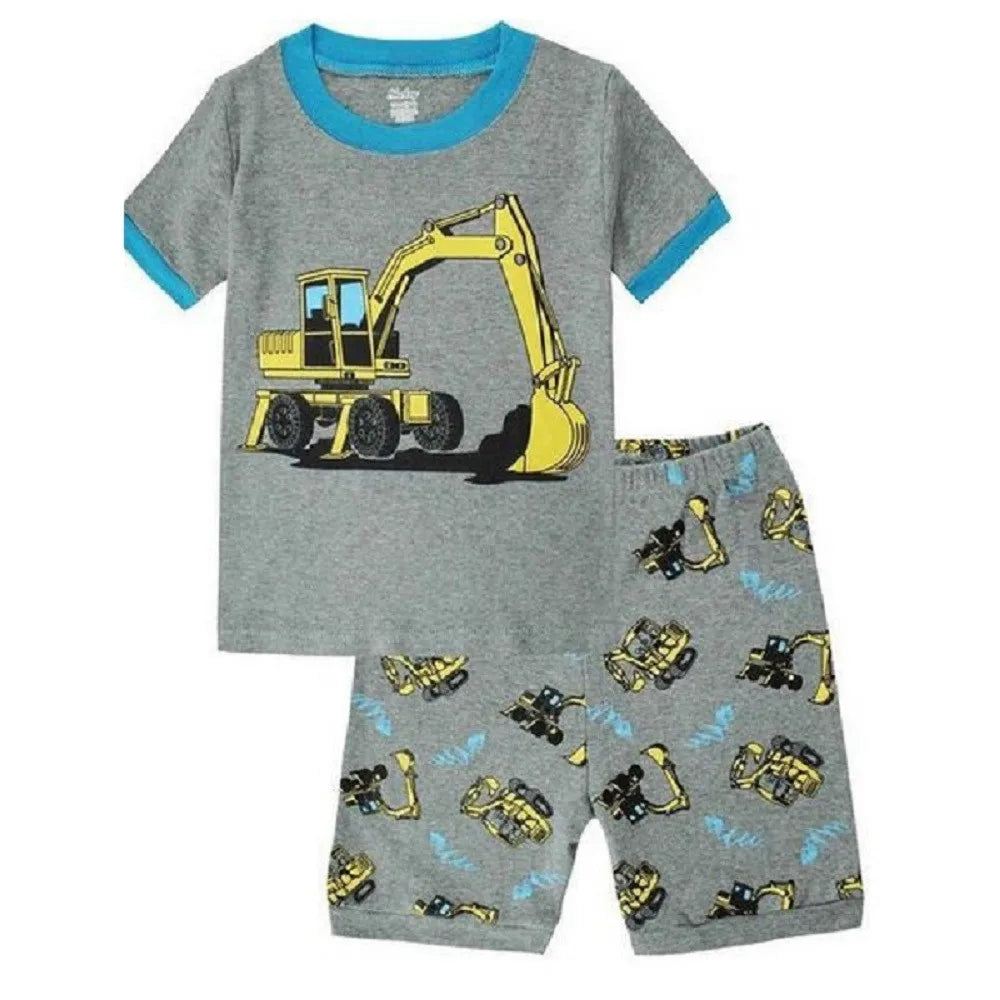 Ensemble de Vêtements 100% Coton pour Bébé Garçon de 2, 3, 4, 5, 6, 7 Ans, T-shirt et Pantalon en Forme de Crocodile Vert