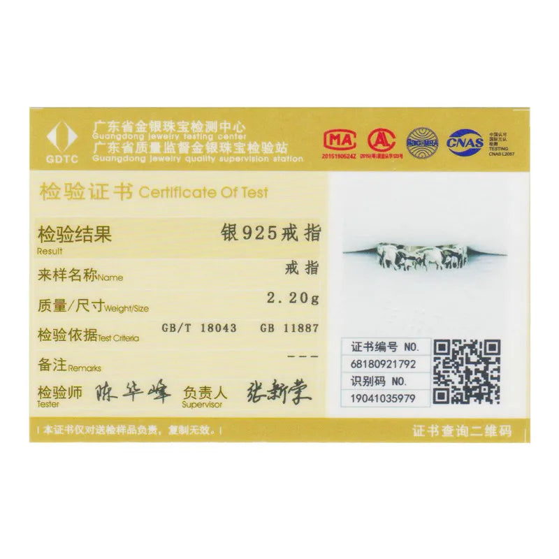 BAMOER 100% 925 argent Sterling empilable Collection animale éléphant famille bagues pour les femmes à la mode bijoux en argent SCR344