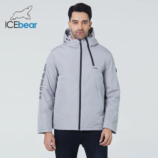 ICEbear – manteaux courts pour hommes, veste élégante avec capuche, vêtements de marque de haute qualité, automne 2022, MWC21661D