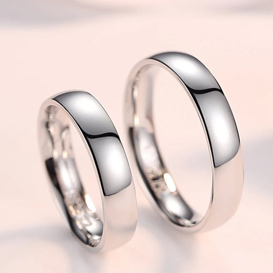 Bague tendance en argent Sterling 100% pur, hommes et femmes