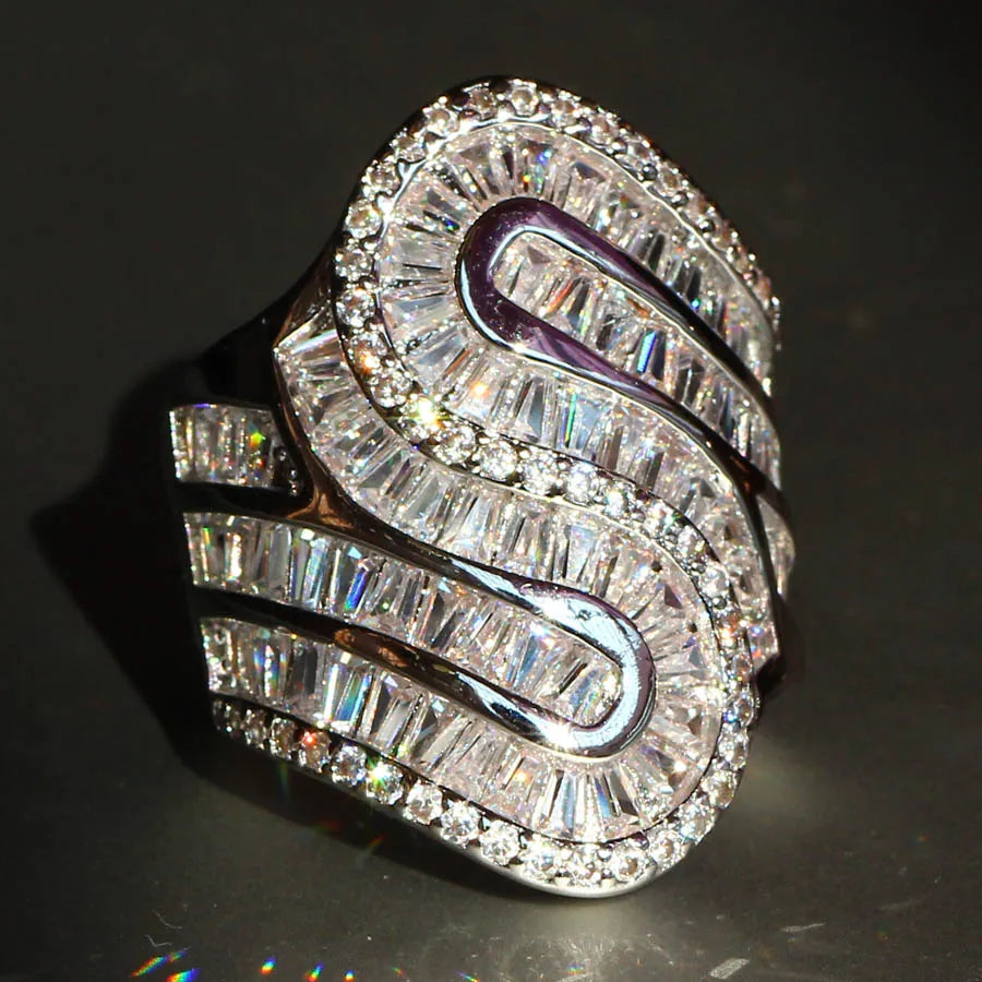 YaYI – bagues de fiançailles et de mariage, bijoux fins, pierres précieuses de qualité supérieure, Moissanite, zircone cubique, couleur argent, cadeaux