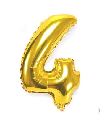 32 pouces grand or argent numéro feuille ballons chiffres ballons à air fête d'anniversaire mariage décor Air ballons événement fête fournitures