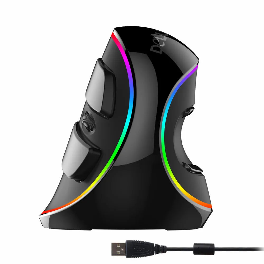 Delux M618 PLUS ergonomie souris de jeu verticale 6 boutons