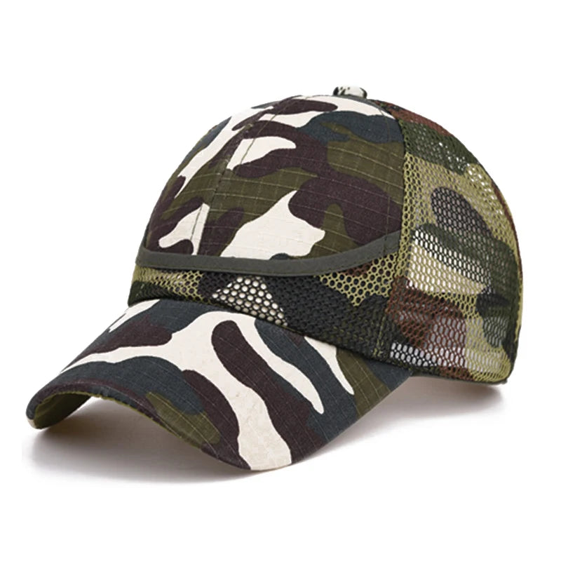3-9 ans en plein air Camouflage bébé garçon maille casquette de Baseball enfants casquette été automne pour garçons fille casquettes Net casquettes décontractées enfants chapeaux
