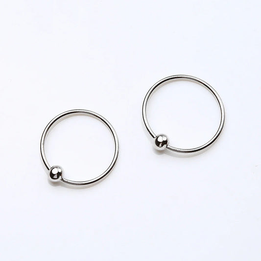 INZATT minimaliste réel 925 en argent Sterling rond petites boucles d'oreilles accessoire à la mode pour les femmes petite amie bijoux cadeau de fête