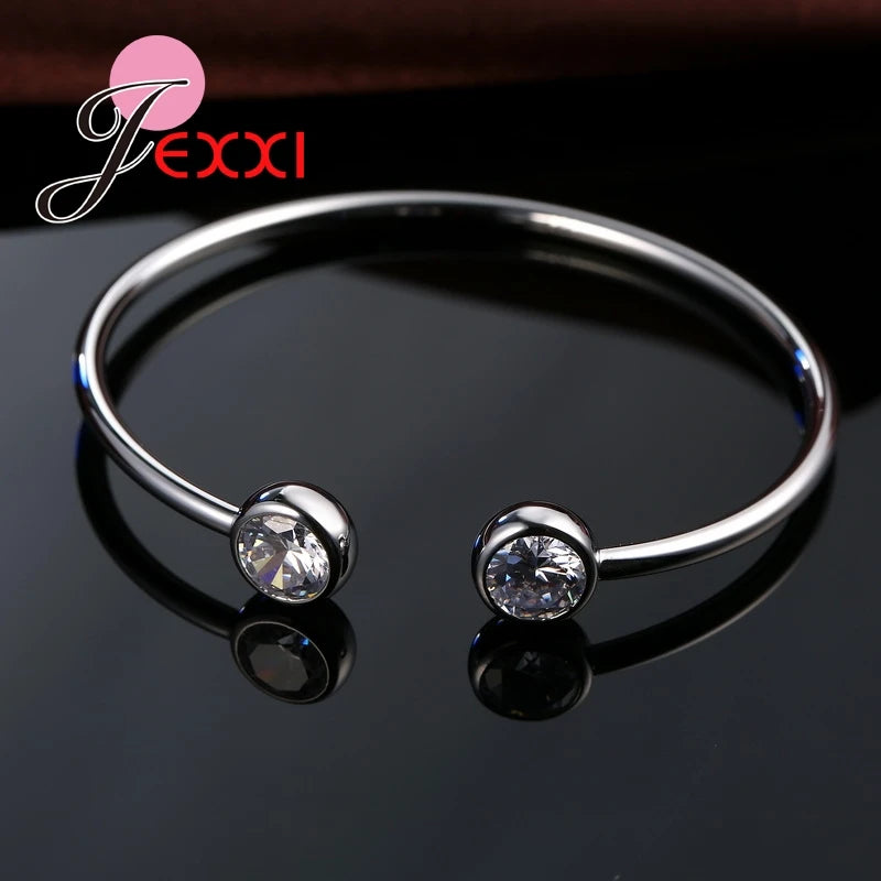 Bracelet en argent regardé 925 véritable pour femme, bijoux fins, bracelets de charme, accessoires de mode, prix d'usine, livraison gratuite