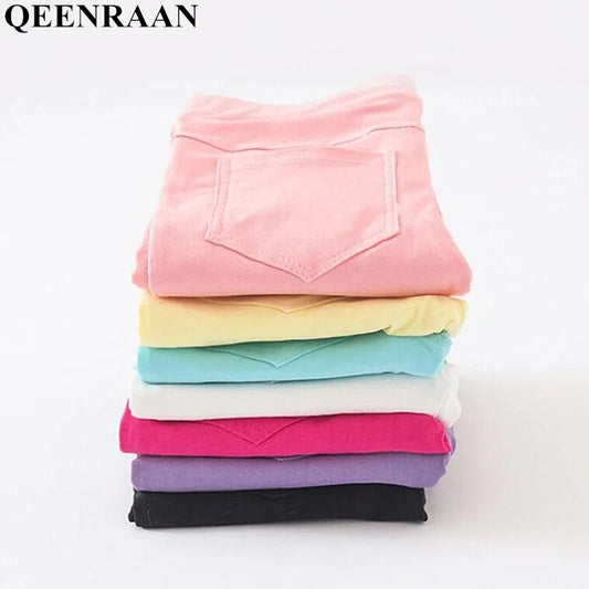 Leggings crayon slim pour filles, pantalons élastiques pour enfants, vêtements décontractés FJGirls, printemps, été, automne