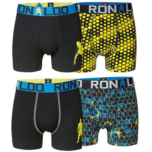 6 pièces Portugal Football Star garçons Multipack boxeurs danemark marque enfants tronc enfant culottes coton pantalon adolescent sous-vêtements tissu