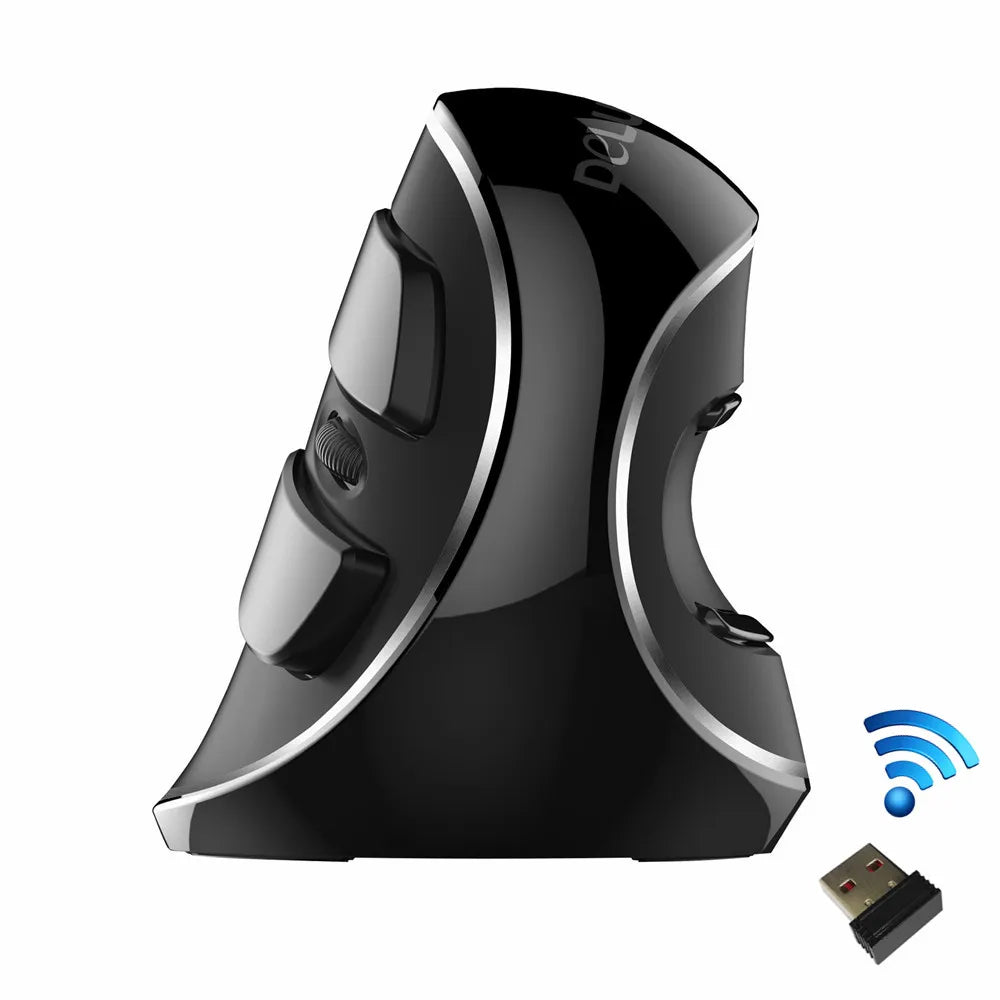Delux M618 PLUS ergonomie souris de jeu verticale 6 boutons