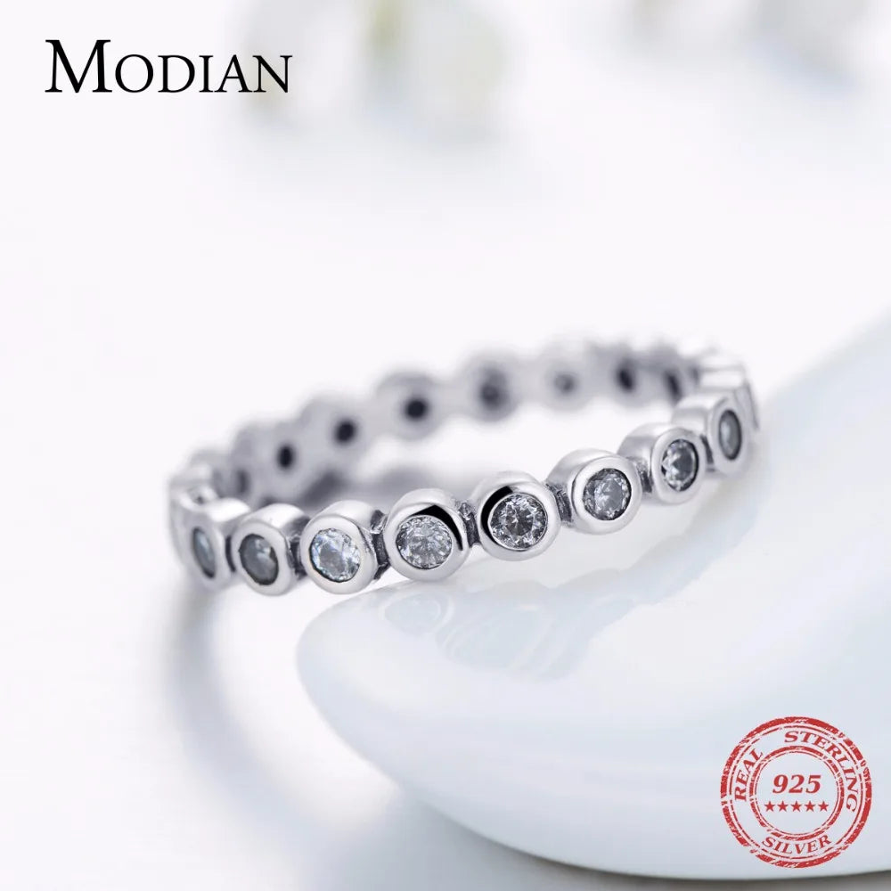 Bague de luxe en argent Sterling 925 véritable, de qualité supérieure, bijoux authentiques pour femmes, cadeau de mariage