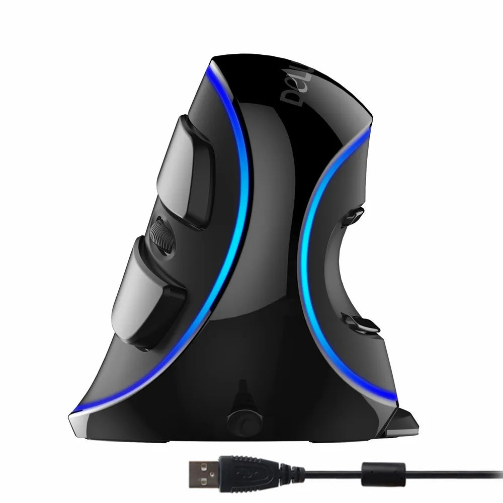 Delux M618 PLUS ergonomie souris de jeu verticale 6 boutons
