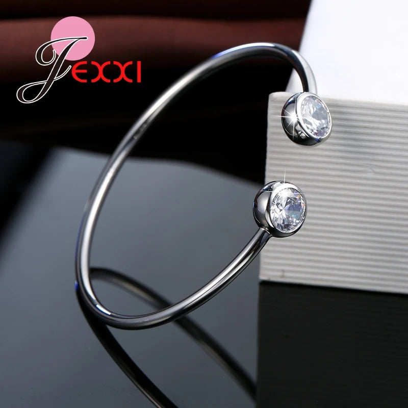 Bracelet en argent regardé 925 véritable pour femme, bijoux fins, bracelets de charme, accessoires de mode, prix d'usine, livraison gratuite
