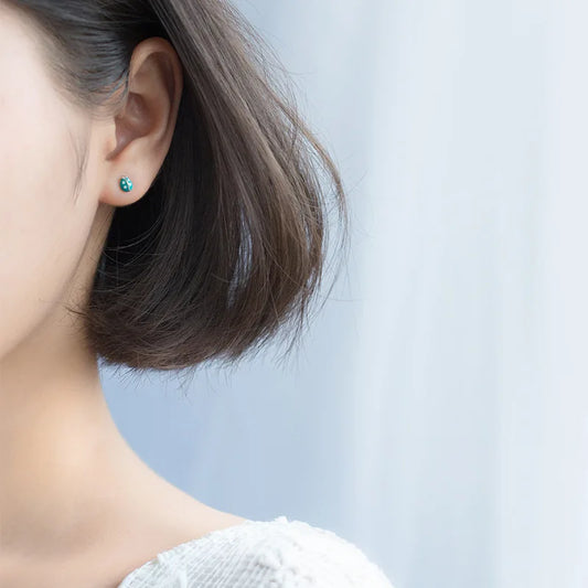 MloveAcc 925 en argent Sterling mignon coccinelle boucles d'oreilles mode femmes émail insecte boucles d'oreilles pour filles enfants