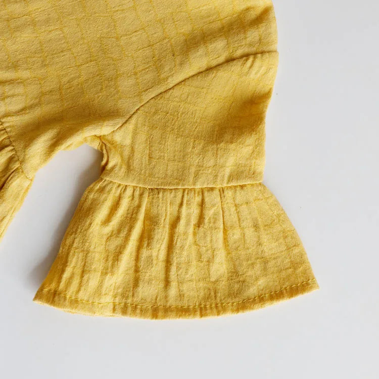 Chemisier à manches longues pour fille, haut en coton, décontracté, vêtements pour enfants, printemps et été