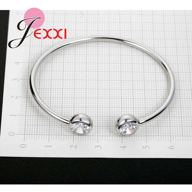 Bracelet en argent regardé 925 véritable pour femme, bijoux fins, bracelets de charme, accessoires de mode, prix d'usine, livraison gratuite