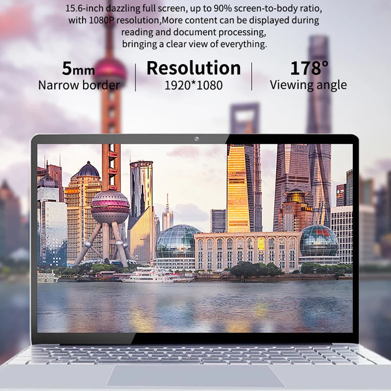 Ordinateur portable Intel N5095, 15.6 ", DDR4, 16 Go de RAM, 128 Go, 256 Go, 512 Go, SSD, 1 To, 2 To, WIN 10 Pro, 5G, WiFi, Bluetooth 4.0, Expédition depuis la Russie, Entrepôt