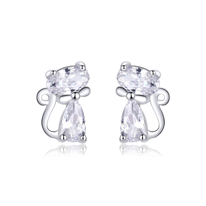 WOSTU – boucles d'oreilles en argent Sterling 100% pour femme, bijou en argent S925, cadeau idéal, référence FIE073