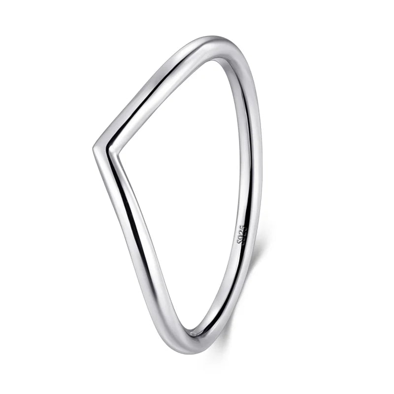 Modian – bague géométrique Simple en argent Sterling 2021 pour femme, bijou empilable, fin et populaire, 100%, 925