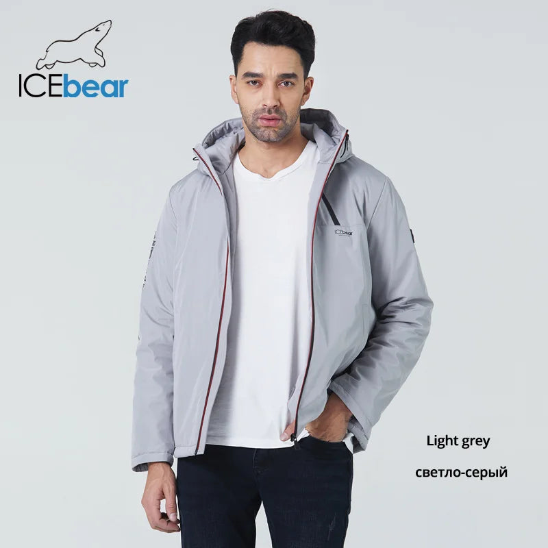 ICEbear – manteaux courts pour hommes, veste élégante avec capuche, vêtements de marque de haute qualité, automne 2022, MWC21661D