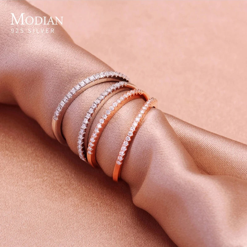 , bijoux en cristal pour femmes, bagues de fête en Zircon simulé, bague en argent Sterling 2016, RJ222, 925