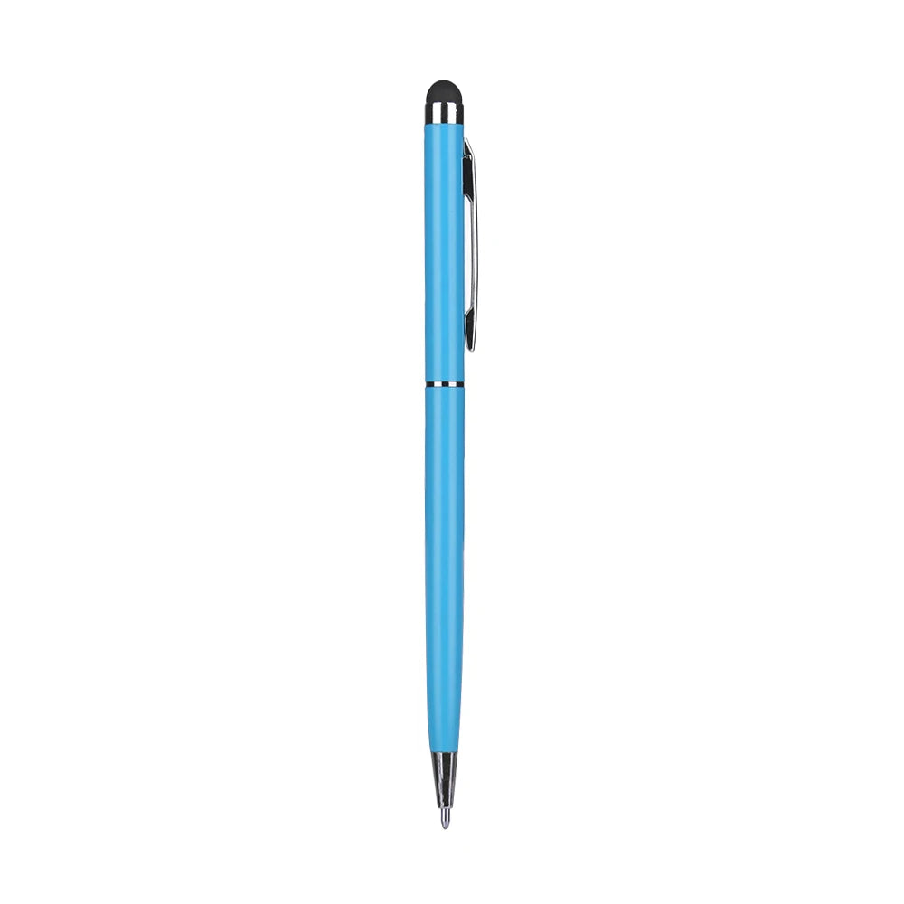 Stylet universel pour écran tactile de téléphone portable, stylo à bille pour iPhone et iPad, fournitures d'écriture, cadeaux de bureau et scolaires, utilisation des touristes