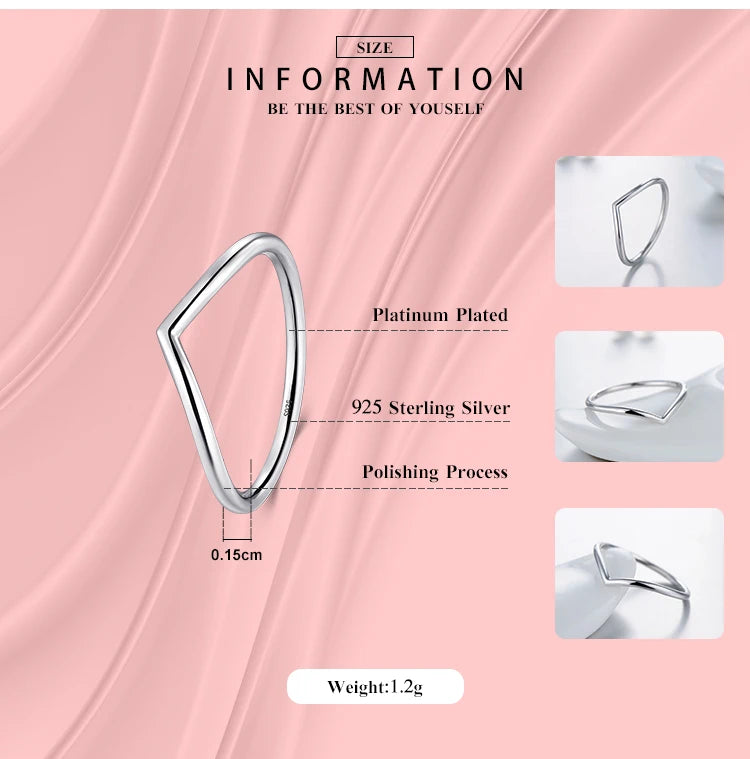 Modian – bague géométrique Simple en argent Sterling 2021 pour femme, bijou empilable, fin et populaire, 100%, 925