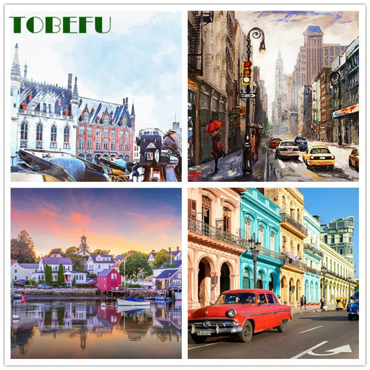 TOBEFU 500 pièces Puzzle décompression assemblage photo paysage Puzzles jouet pour adultes enfants enfants jeu jouets éducatifs