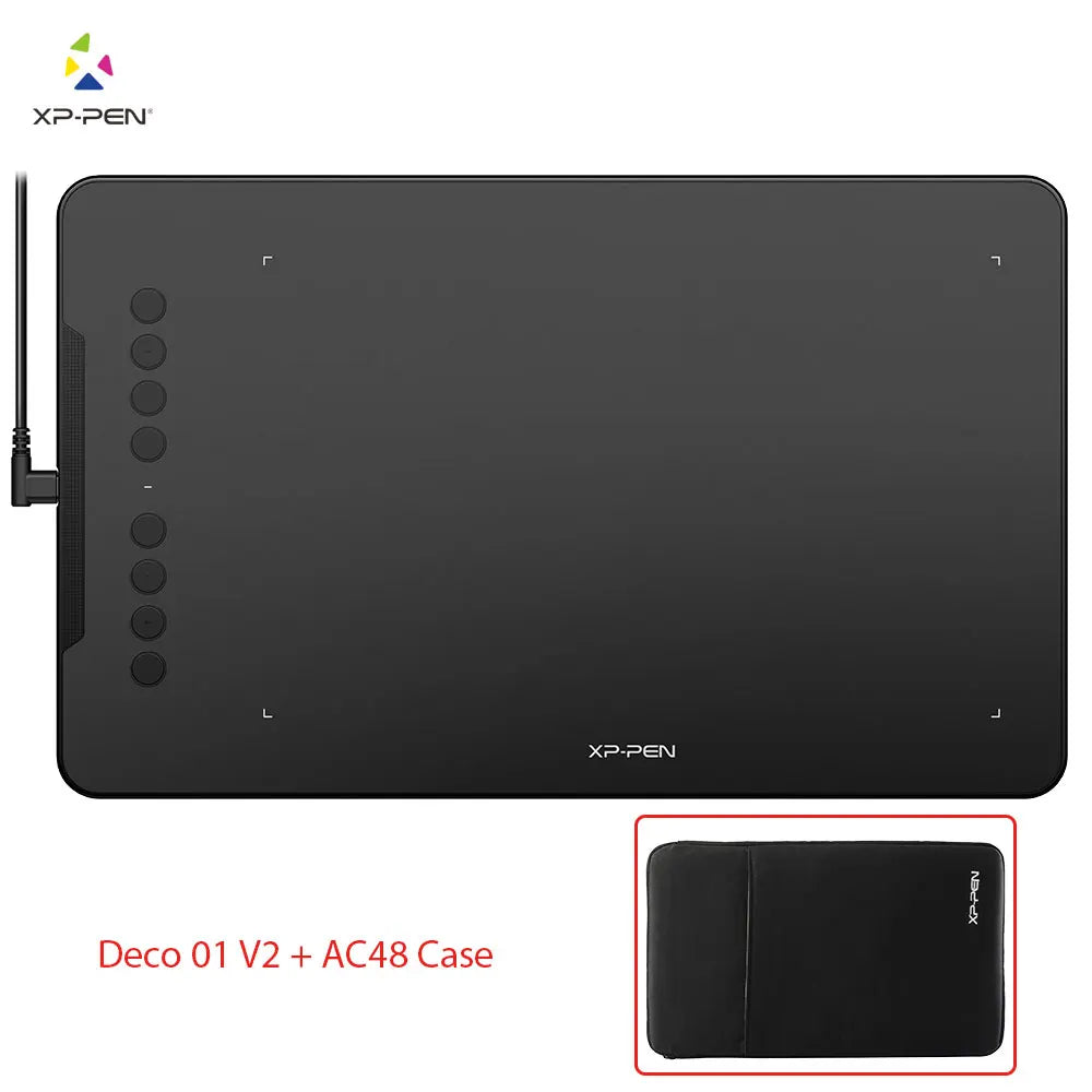 XPPen-Tablette de dessin numérique Deco01V3, 10 pouces