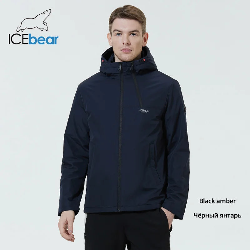 ICEbear-Manteaux de printemps pour hommes, veste élégante avec capuche, vêtements de marque de haute qualité, MWC216Également D, 2024